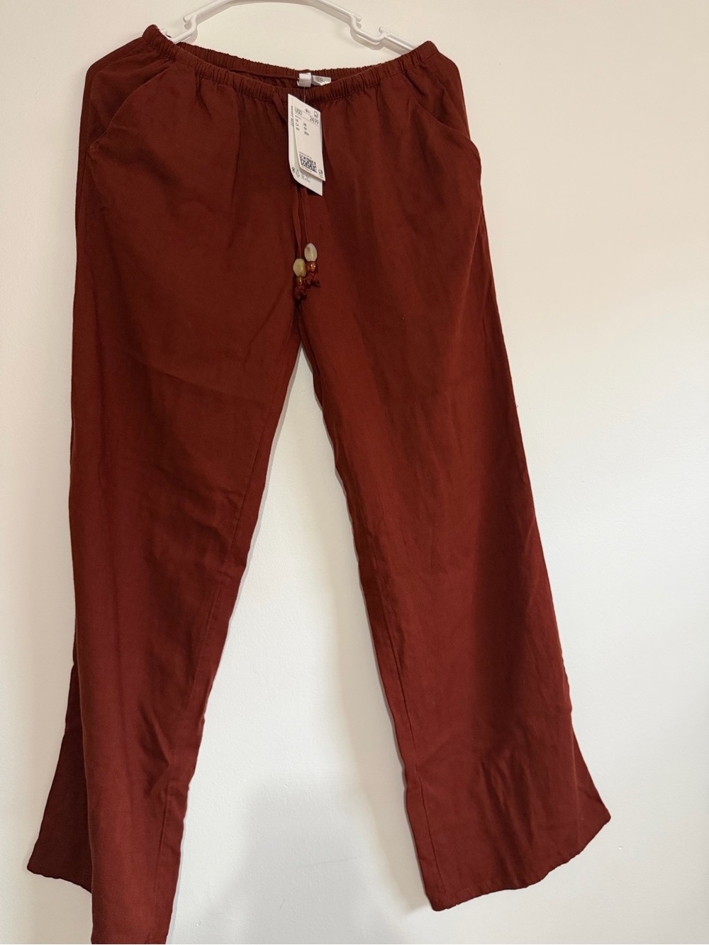 Universal Thread Men's Drawstring Chinos in Rust